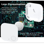 Mini Bluetooth Pet Tracker with Built-In Speaker - AirTag-Style Anti-Loss GPS Tag for Android & iOS