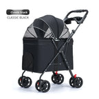 Pet Stroller Medium Large Dogs Cats Teddy Outdoor Lightweight Foldable All Purpose Dog Cart Puppy Stroller Pet Stroller