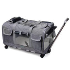 Oxford Pet Carrier Comfortable Safe Square Large Space Fashionable Stroller Travel Cage for Dogs and Cats