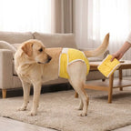 Breathable Dog Physiological Pants Leak-proof Adjustable Dog Menstrual Pants Reusable Highly Absorbent Dog Sanitary Panties