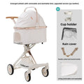 Luxury PU leather pet stroller,Car Pet Basket,lightweight Foldable Dog Travel Stroller,Portable Outdoor Cat and Dog Stroller
