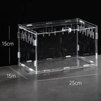Durable Acrylic Reptile Habitat Anti-Escape Multiple Size Lizard Breeding Box Clear Arboreal Spider Feeding Case for Chameleon