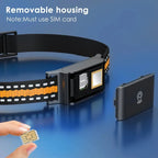 Mini Smart USB-Rechargeable GPS Pet Tracker - Real-Time Electronic Locator for Dogs on Android & iOS
