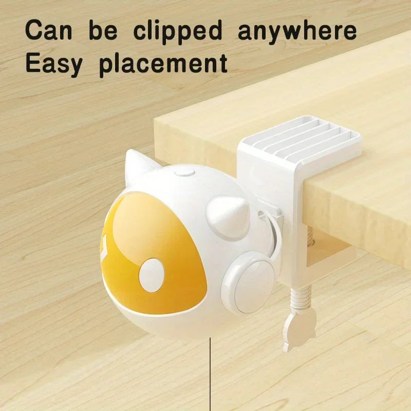 Electric Raising & Lowering Hairy Ball Cat Toy — Interactive Self-Play Electric Cat Balls
