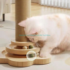 Pendant Cat Scratching Post with Interactive Track — Fun Scratcher for Small & Large Indoor Cats