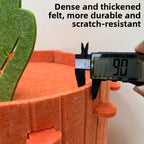 Carrot-Shaped Half-Closed Rabbit House Bed (All-Season)