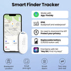 Bluetooth Smart Tag GPS Locator for Luggage & Keys - Apple Find My App Compatible (iOS)