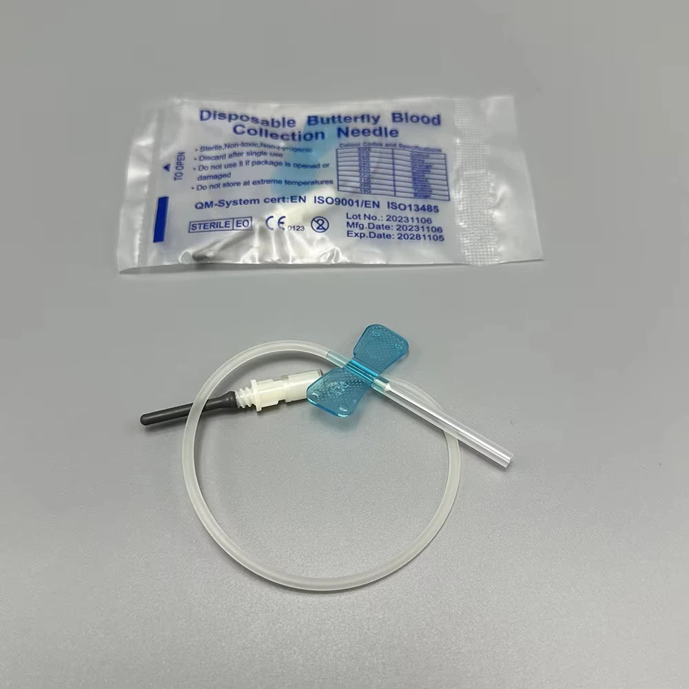 Disposable Butterfly Blood Collection Needles (50-Pack)