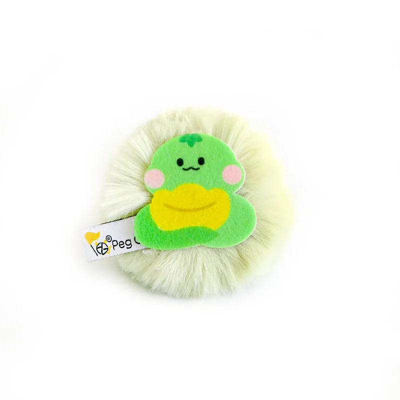 Catnip & Rattle Plush Pompom Cat Kick Toy — Minty Self-Entertainment Balls for Indoor Cats