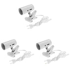 Turtle Fish Tank Reptile Heating Light Holder 360 Degree Rotation E27 Lamp-socket Clip-on Bulb with Lamp Clip Cover уф лампа для
