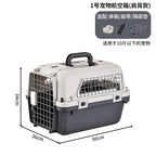 Pet Carrier, Large PP Dog Cat Travel Crate, Durable Airline Approved Pet Transport Box for Cats and Dogs, Portable Kennel