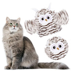 Rechargeable Flapping Sparrow Cat Toy — Simulated Chirping Electronic Bird Toy for Indoor Cats