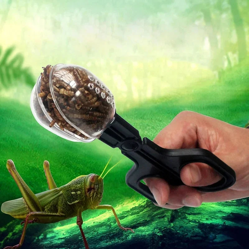 New Scissor Type Reptile Clip Insect Breadbug Feeding Clip For Feeding Reptiles Insect Biology Research Feeding Tool CaptureClip