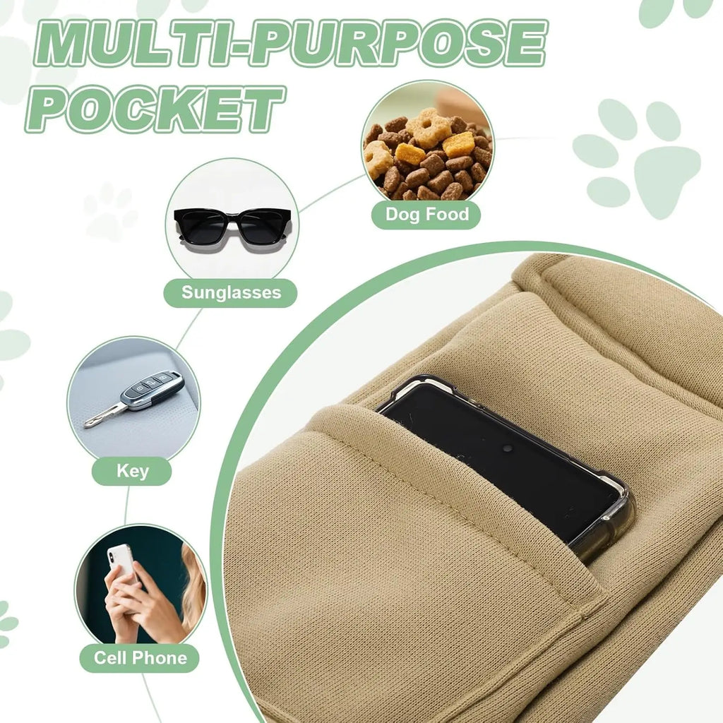 Dog Cat Sling Carrier for Small Pets Up to 16.5Lbs Breathable Mesh Buckle Cross Body Shoulder Bag for Outdoor Travel Camping