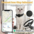 iOS Smart GPS Anti-Loss Cat Collar Set with Intelligent Positioning Locator (iOS Only)