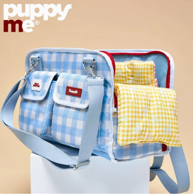 Fashionable Sporty Pet Travel Bag (Waterproof, All-Season, Bichon Frise)