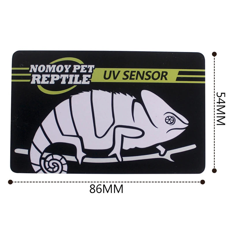 Reptile  Light Lamp Bulb Test Card UV Tests Paper Tester Meter Pet Supplies Turtle Ultraviolet Test Tool