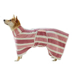 Quick-Drying Dog Bathrobe Ultra-Absorbent Dog Bath Towel Thickened Soft Pet Dog Drying Coat For Pet Lover Bath Accessories