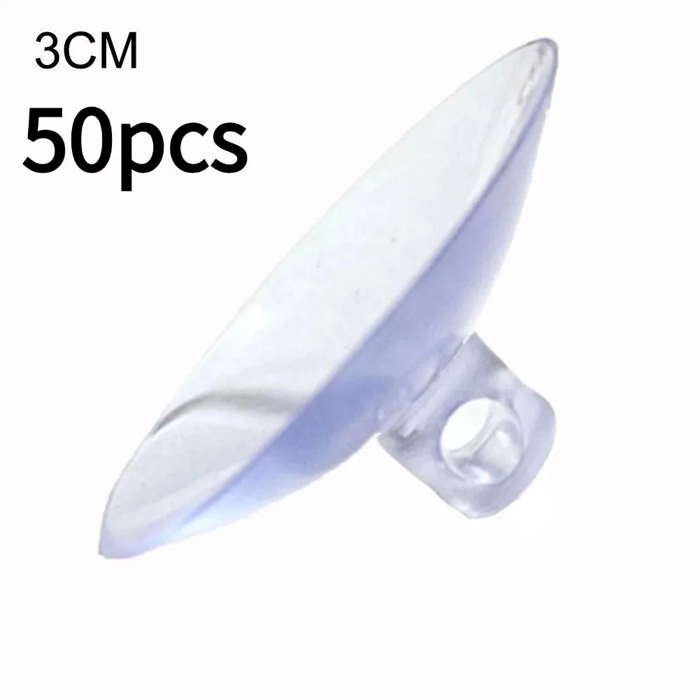10-100pcs 3/4/5cm Aquarium Suction Cup Air Tube Holder Sucker For Fish Tank Pump Oxygen Air Tube Fixing Clip Accessories