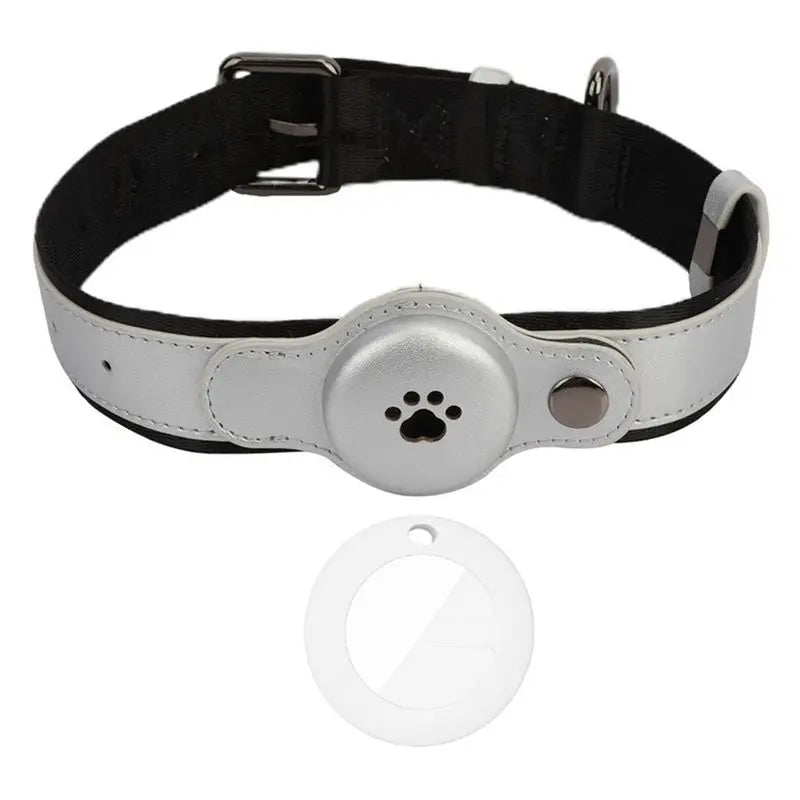A56X IP67 Waterproof Apple Find My Dog Tracker Collar - Silver