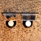 Crested Gecko Feeding Ledge Reptile Food Bowls and Water Dish for Feeder Ledge Accessories Supplies