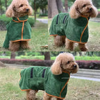 Dog Bathrobe Absorbent Pet Quick Drying Dog Bath Towel for Large Small Dogs Clean Absorbent Bathrobe Cat Pet Products