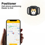 Smart Bluetooth Real-Time Global GPS Collar Tracker - Continuous Location Finder for Dogs & Cats