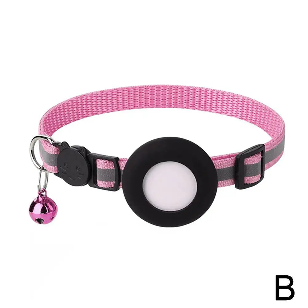 Reflective Breakaway Cat Collar with Bell — Anti-Strangling Adjustable Safety Necklace for Cats & Small Dogs