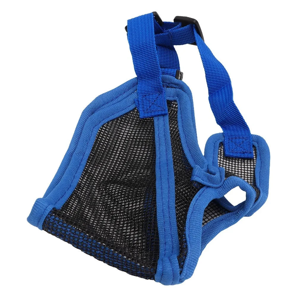 Secure Fit Short Nose Fit Dog Muzzle Breathable Lightweight Short Snout Muzzle Adjustable Flexible Bulldog Muzzle Anti Scavenge