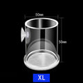 Acrylic Aquarium Fish Feeding Ring (Anti-Drift, Transparent, Floating Food Station)