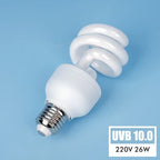 13W/26W UVB Pet Reptile Heating Lamps 5.0 10.0 Heat Lamp Energy Saving Light Turtle Lizard Snake Reptile UVB Heating Lights