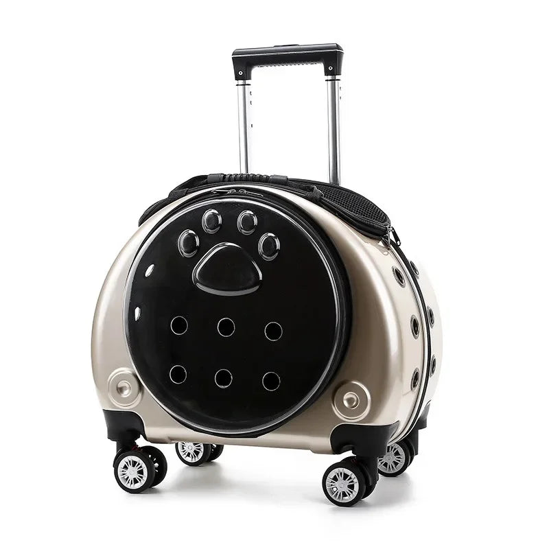 Pet Luggage Transparent Space Capsule Multi-purpose Backpack Cat Bag, Large Capacity Two Portable Small Dogs Outdoor Bag