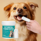 Pet Cleaning Product Disposable Finger Toothbrush Pet Teeth Cleaning Finger Covers Gentle Wet Wipes Fresh Breath Orals Cleaning