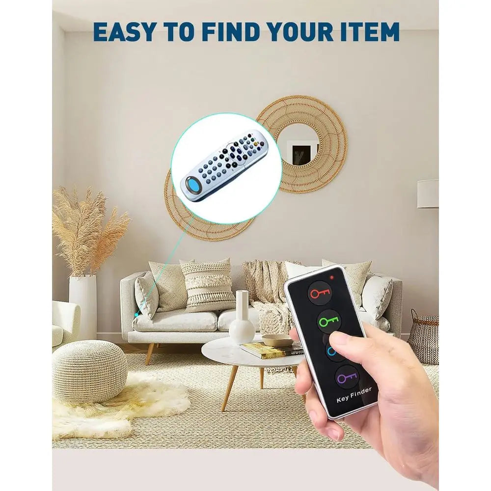 Wireless Item Locator with 85dB Alarm - Find Keys, Wallets & Pets