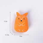 Cartoon Animal Plush Cat Chew Toy — Bite-Resistant Self-Play Tooth Grinding Relief