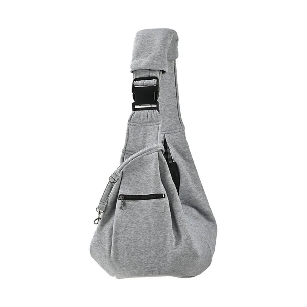 Double Sided Pet Carrier Bags Adjustable Strap Comfortable Pet Messenger Bag with Safety Harness Large Capacity Pet Shoulder Bag