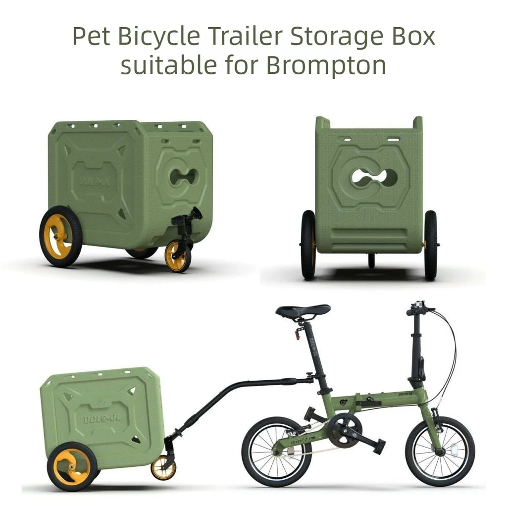 Cat Dog Strollers Suitable for Brompton Bicycle Trailer Modified Parts Carts Carries Pet Bicycle Trailer Cycling Travel Outdoor