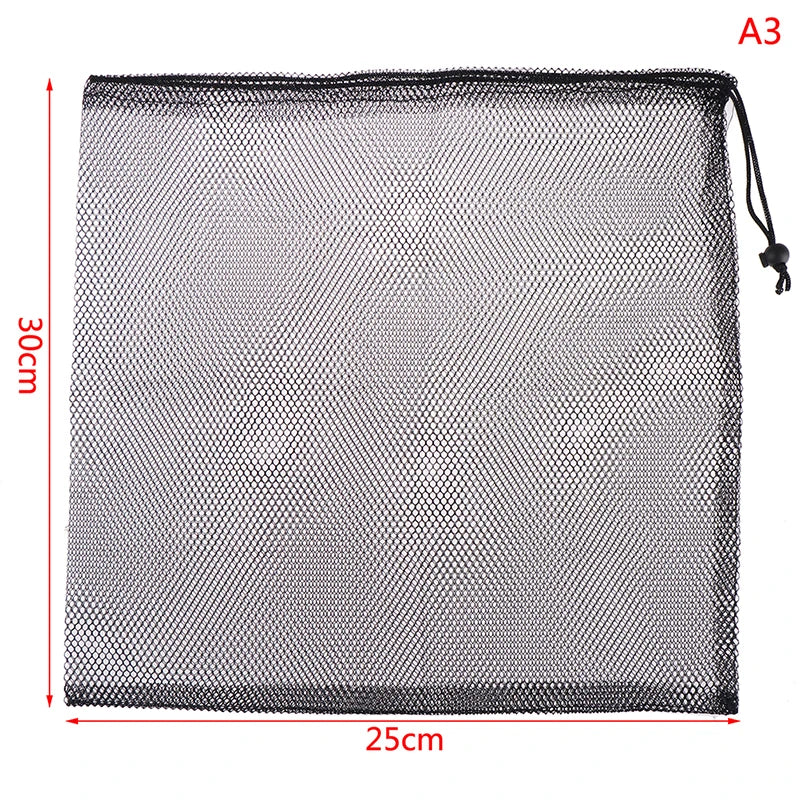 Aquarium Filter Media Mesh Bag (Fish Tank Net Bag, Pond Filter Media Holder, Reusable)