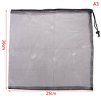 Aquarium Filter Media Mesh Bag (Fish Tank Net Bag, Pond Filter Media Holder, Reusable)