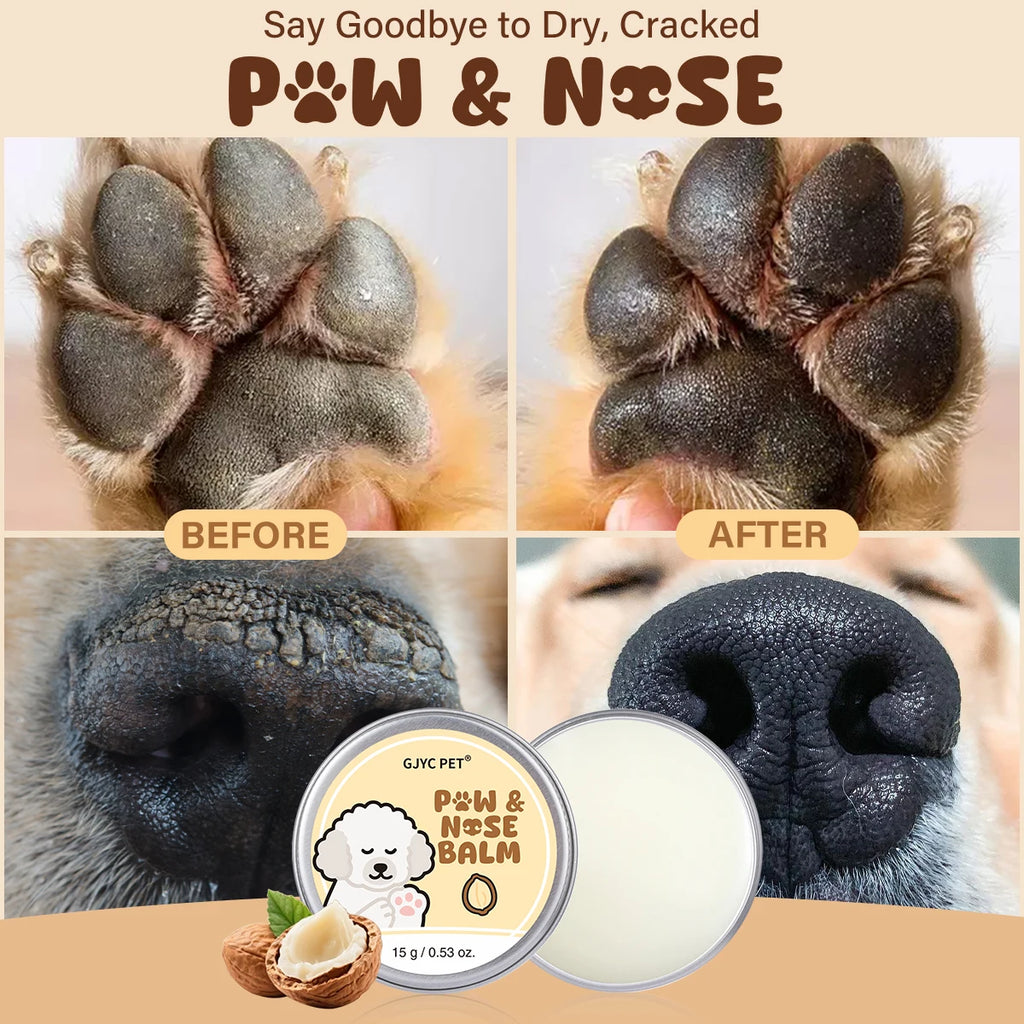 Pet Paw Balm Shea Butter Scent Moisturizes Nourishes Repairs Dry Cracked Rough Chapped Paw Pads For Dogs Cats Sensitive