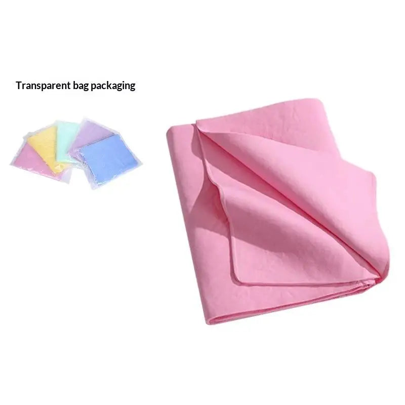 ✔Quick-Dry Pet Bath Towel Multi-functional Reusable Ultra Absorbent PVA Microfiber Towel Car Towel