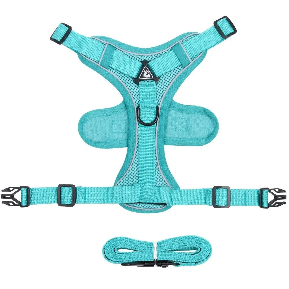 Escape-Proof Reflective Cat Harness & Leash Set
