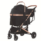 2025 New Pet Stroller Portable Pet Carrier Lightweight Foldable Dog and Cat Stroller Outdoor Travel Pet Stroller
