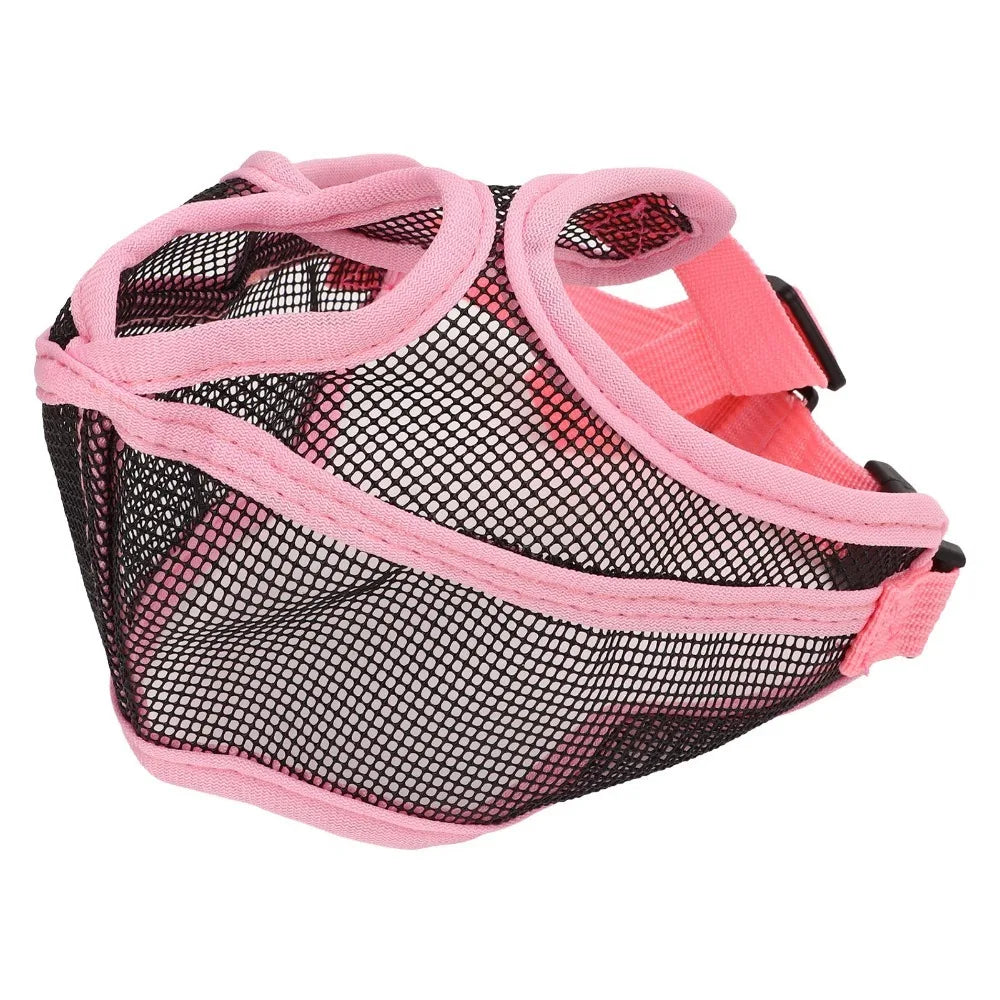 Short Snout Dog Muzzle for Flat-Faced Breeds (Breathable, Flexible)