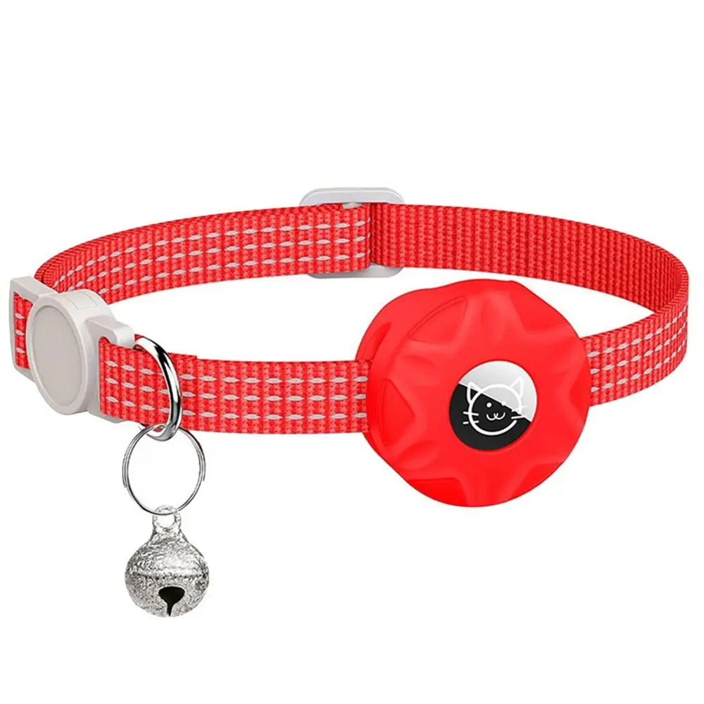 Adjustable AirTag Holder Collar for Cats & Dogs