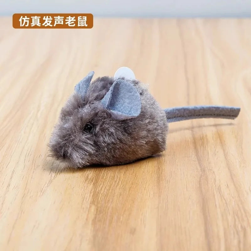 Flapping Wings Flying Bird Cat Toy — Vivid Chirping Simulation Sparrow Interactive Cat Toy