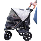 Pet Gear No-Zip AT3 Pet Stroller or Cats/Dogs, ZipperlEntry, Easy One-Hand old, Jng Tires, Removable Liner, Cup Holder + Storage