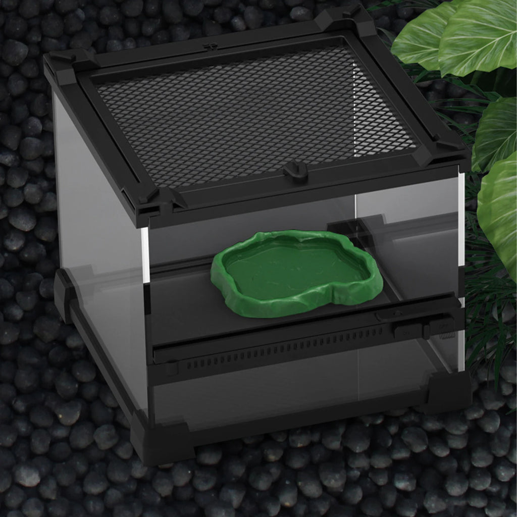 Crawler Pet Feeder Basin Reptiles Amphibians Drinking Feeder Turtle Tortoise Scorpion Lizard Crab Bowl Small Pet Supplies