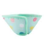 Sponge Padded Pet Recovery Ring Flexible Frame Light Weight Anti Lick Guard Polka Dot Skin Friendly Pet Recovery Wrap