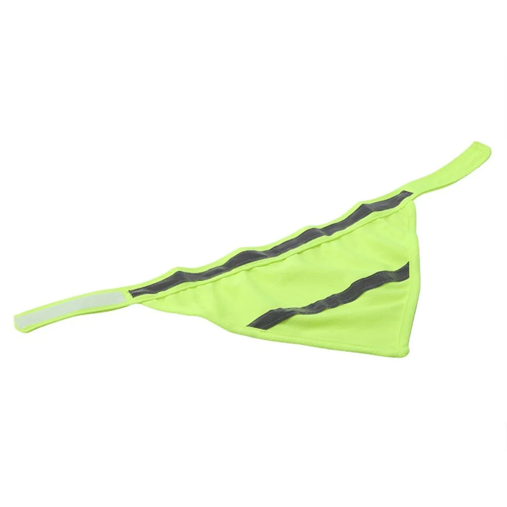 Reflective Luminous Dog Bandana (Soft, Adjustable, Outdoor Walking)